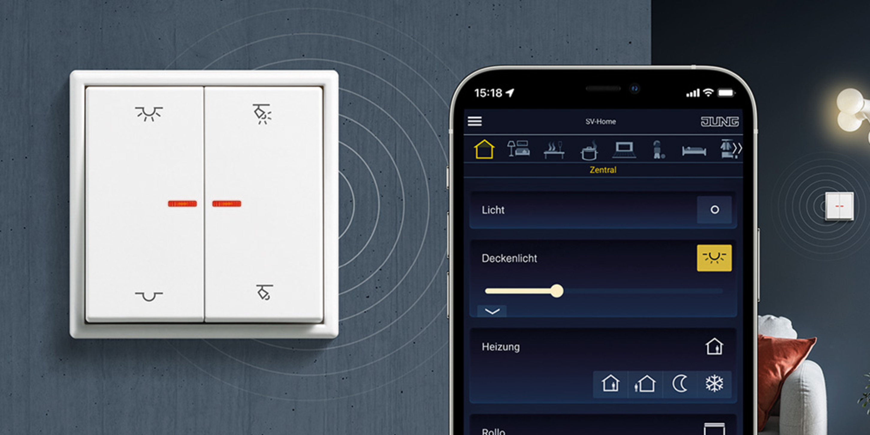 KNX RF Taster bei elektro wi GmbH in Pleystein
